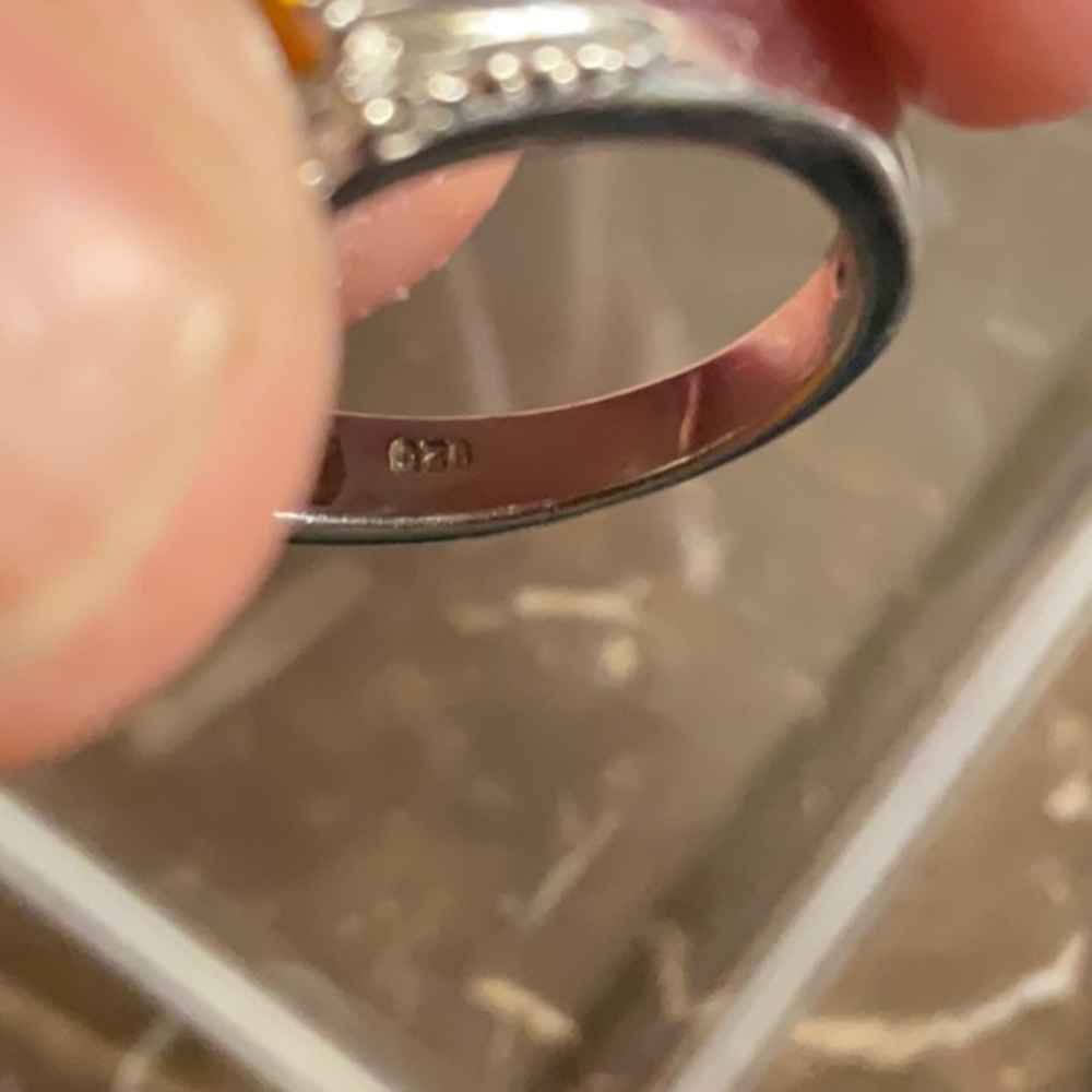 Amazing, Sparkly Solid Sterling Silver And Gemsto… - image 6